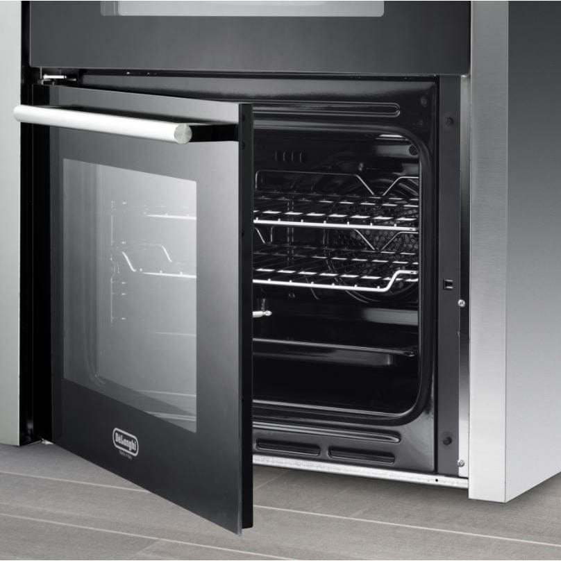 Delonghi DDC707DF 70cm Freestanding Double Oven Duel Fuel Cooker in Stainless Steel | Atlantic Electrics