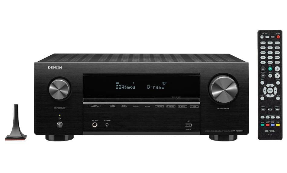 Denon AVRX2700H 7.2ch 8K AV Receiver with 3D Audio, HEOS Built-in and Voice Control - Atlantic Electrics - 39477805056223