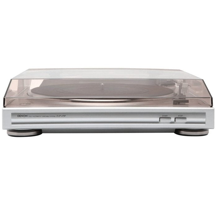 Denon DP29F Fully Automatic Stereo Hi-Fi Turntable With Built-in Phono Preamp - Silver | Atlantic Electrics