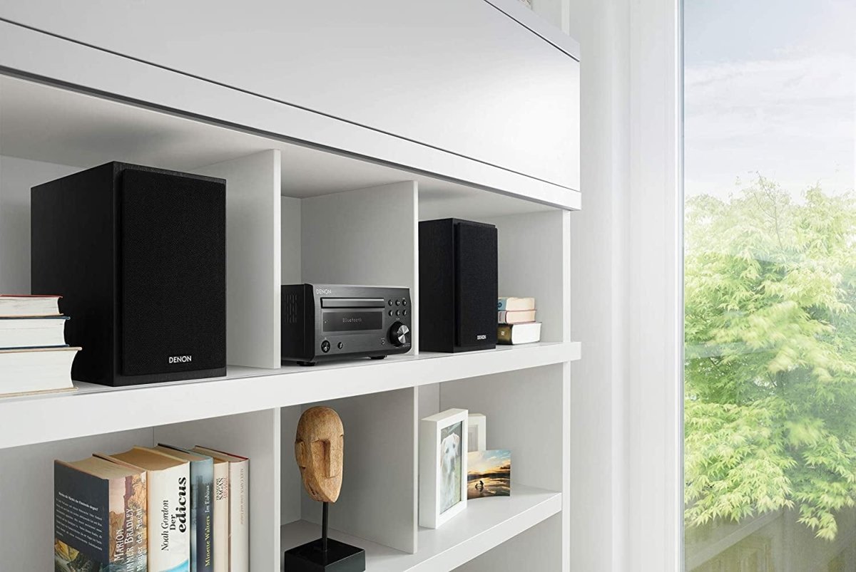 Denon RCDM41DAB DAB Hi-Fi Receiver with CD and Bluetooth - Black | Atlantic Electrics
