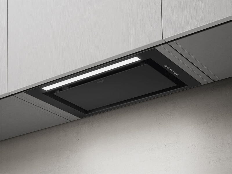 Elica LANE-80 Black 71.4cm Built-In Cooker Hood, B Energy Rating | Atlantic Electrics
