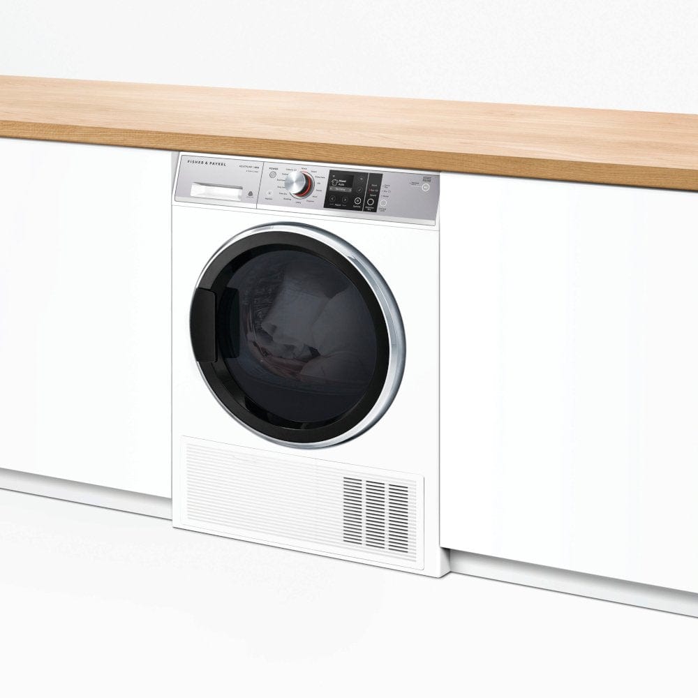 Fisher & Paykel DH9060FS1 Freestanding 9KG Condenser Heat Pump Tumble Dryer Steam Care White | Atlantic Electrics