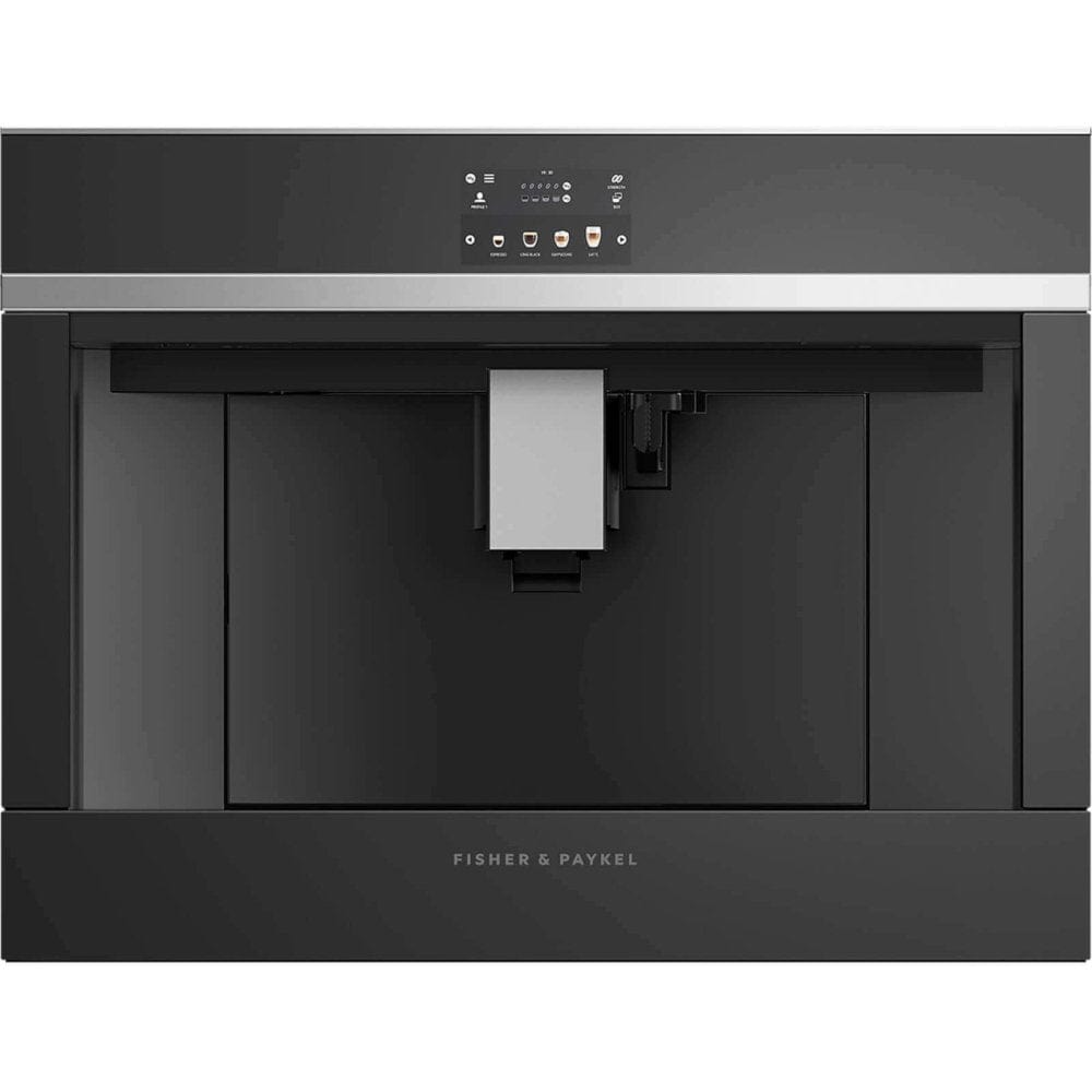 Fisher & Paykel EB60DSXB2 60cm Built-In Bean-to-Cup Coffee Machine, Gloss Black - Atlantic Electrics - 39477835595999