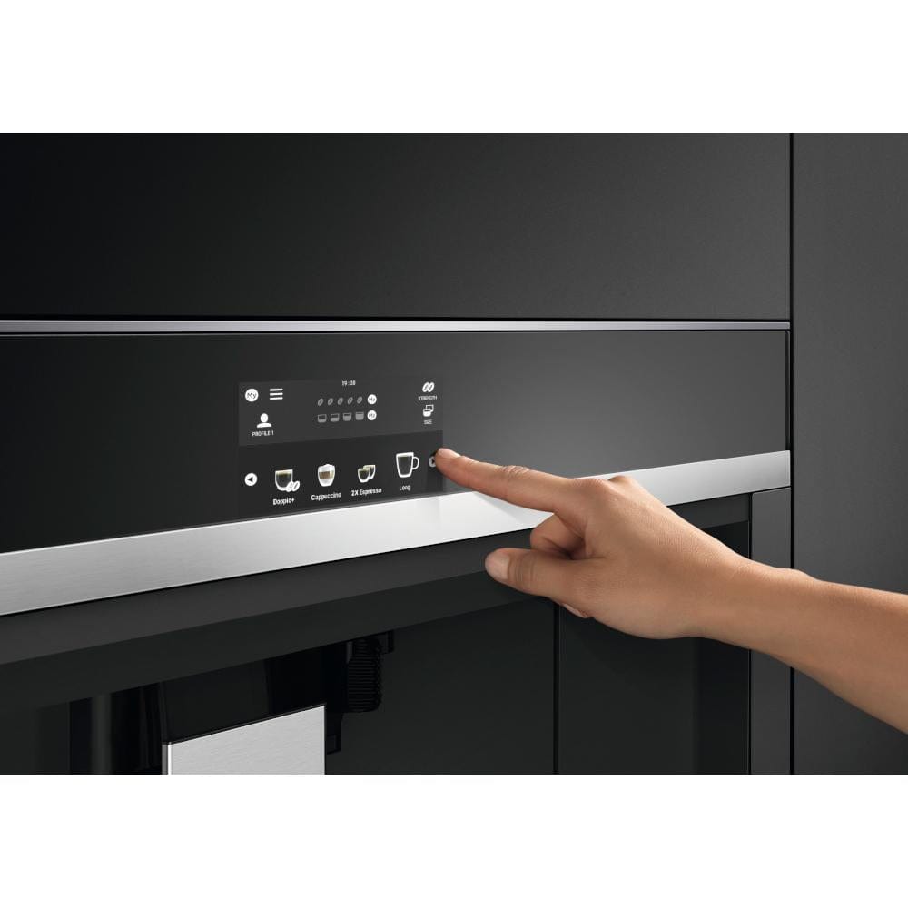 Fisher & Paykel EB60DSXB2 60cm Built-In Bean-to-Cup Coffee Machine, Gloss Black - Atlantic Electrics - 39477835759839