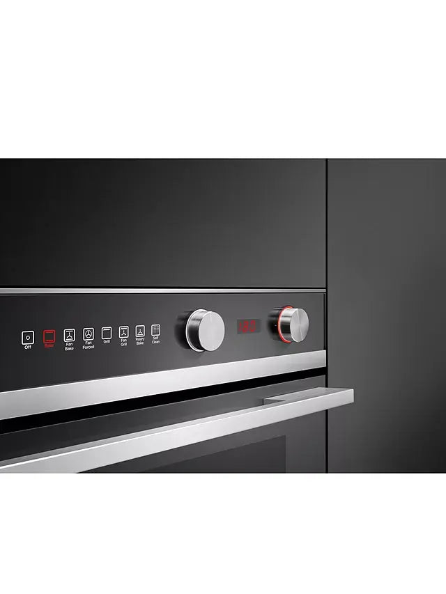 Fisher & Paykel OB60SD7PX1 Built-in Single Oven 72 Liters - Brushed Stainless Steel - Atlantic Electrics - 40715903762655