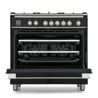 Thumbnail Fisher & Paykel OR90SCG6B1 90cm 5 Burner Dual Fuel Range Cooker - 39477837824223