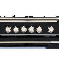 Thumbnail Fisher & Paykel OR90SCG6B1 90cm 5 Burner Dual Fuel Range Cooker - 39477838053599