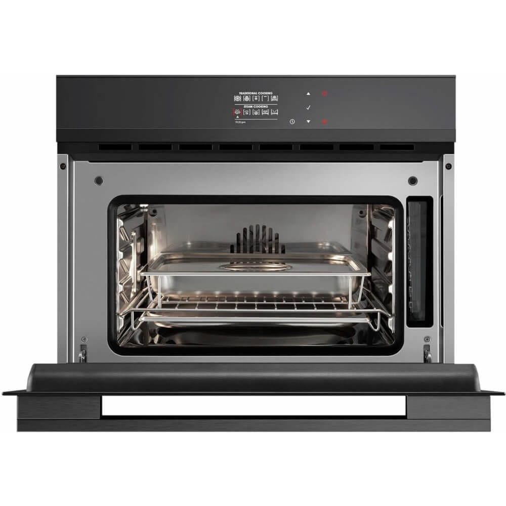 Fisher & Paykel OS60NDBB1 Combination Steam Oven, 60cm, 9 Function Black Glass | Atlantic Electrics