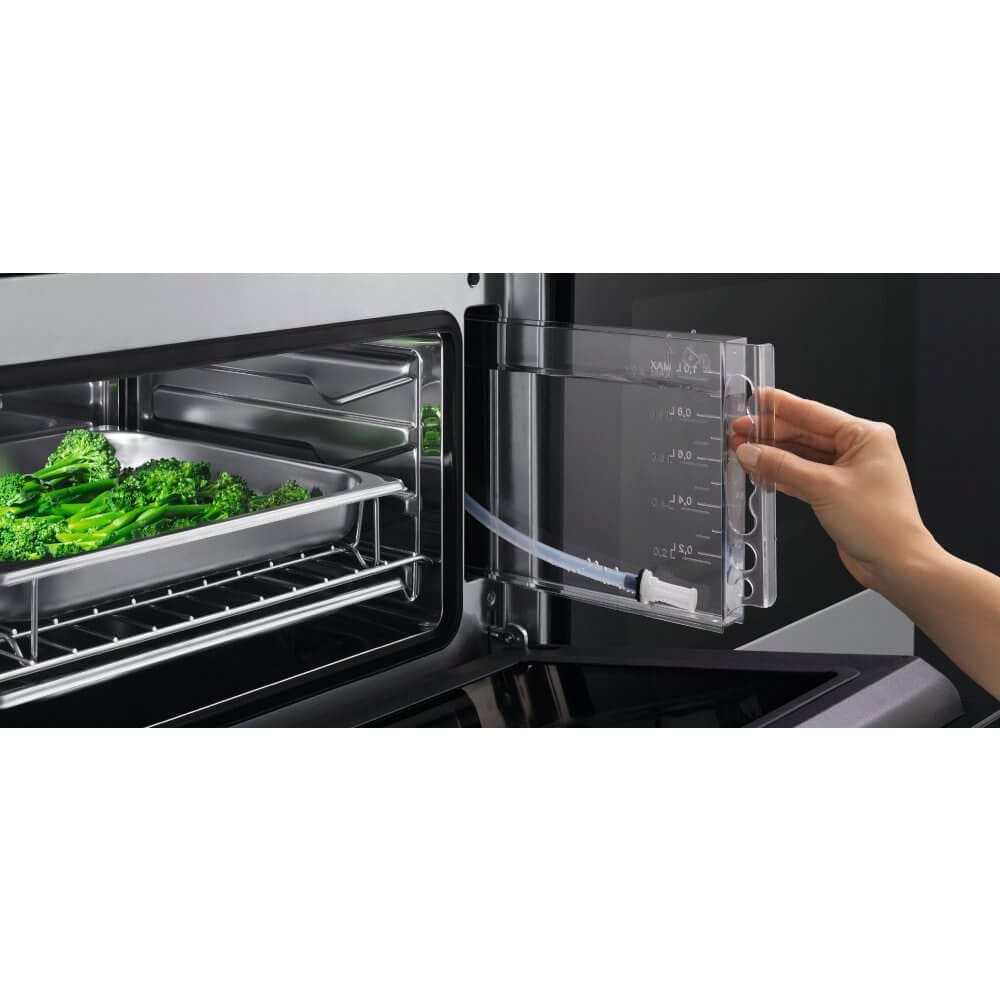 Fisher & Paykel OS60NDBB1 Combination Steam Oven, 60cm, 9 Function Black Glass | Atlantic Electrics
