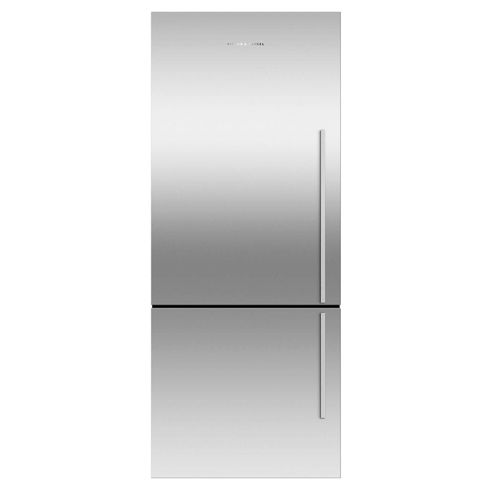 Fisher + Paykel RF442BLXFD5 413 Litre Freestanding Fridge Freezer, Left Hinge, 68cm Wide - Stainless Steel | Atlantic Electrics