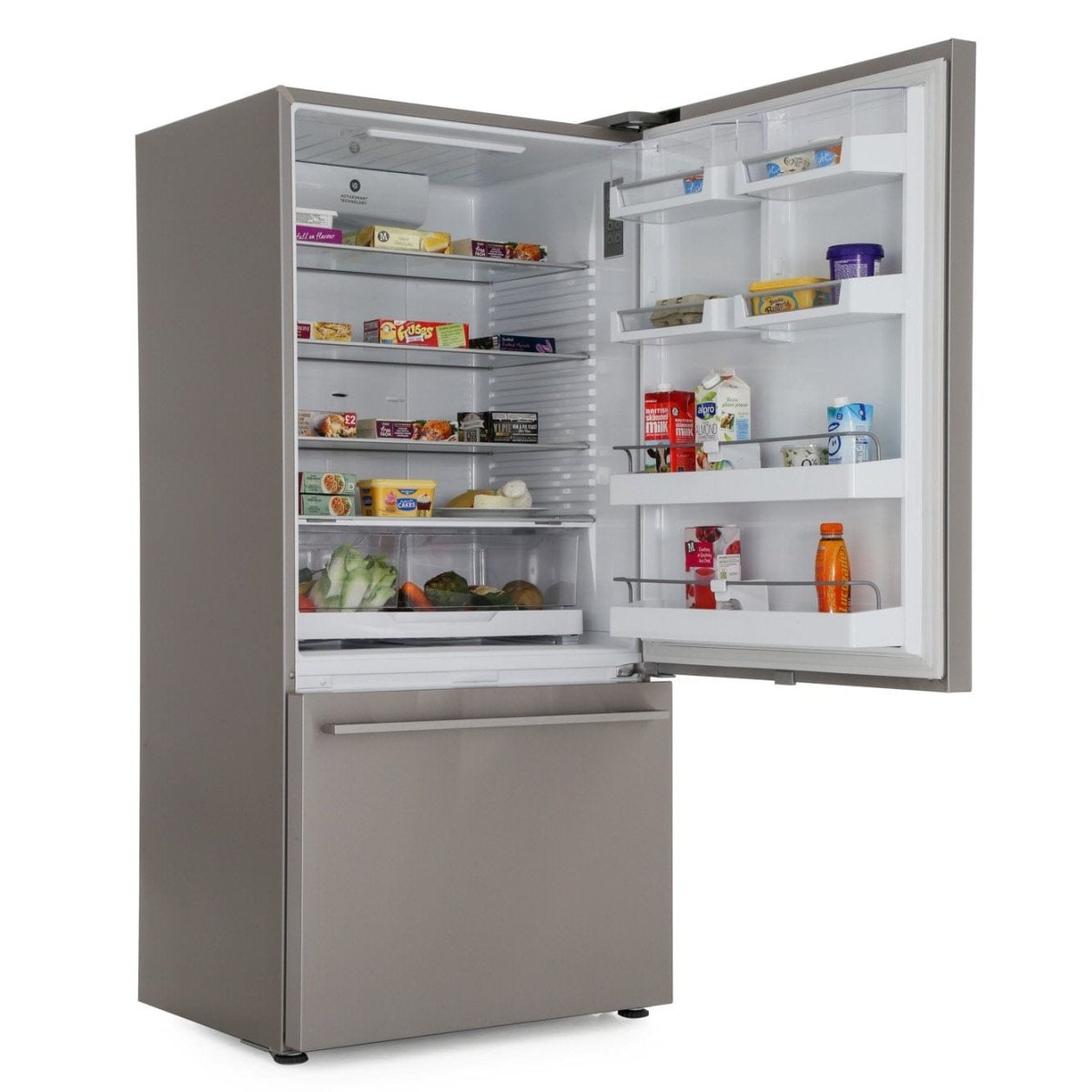 Fisher & Paykel RF522WDRUX5 Plumbed Fridge Freezer Right Door + Drawer 790mm - Ice + Water Stainless Steel, Right Hinge | Atlantic Electrics