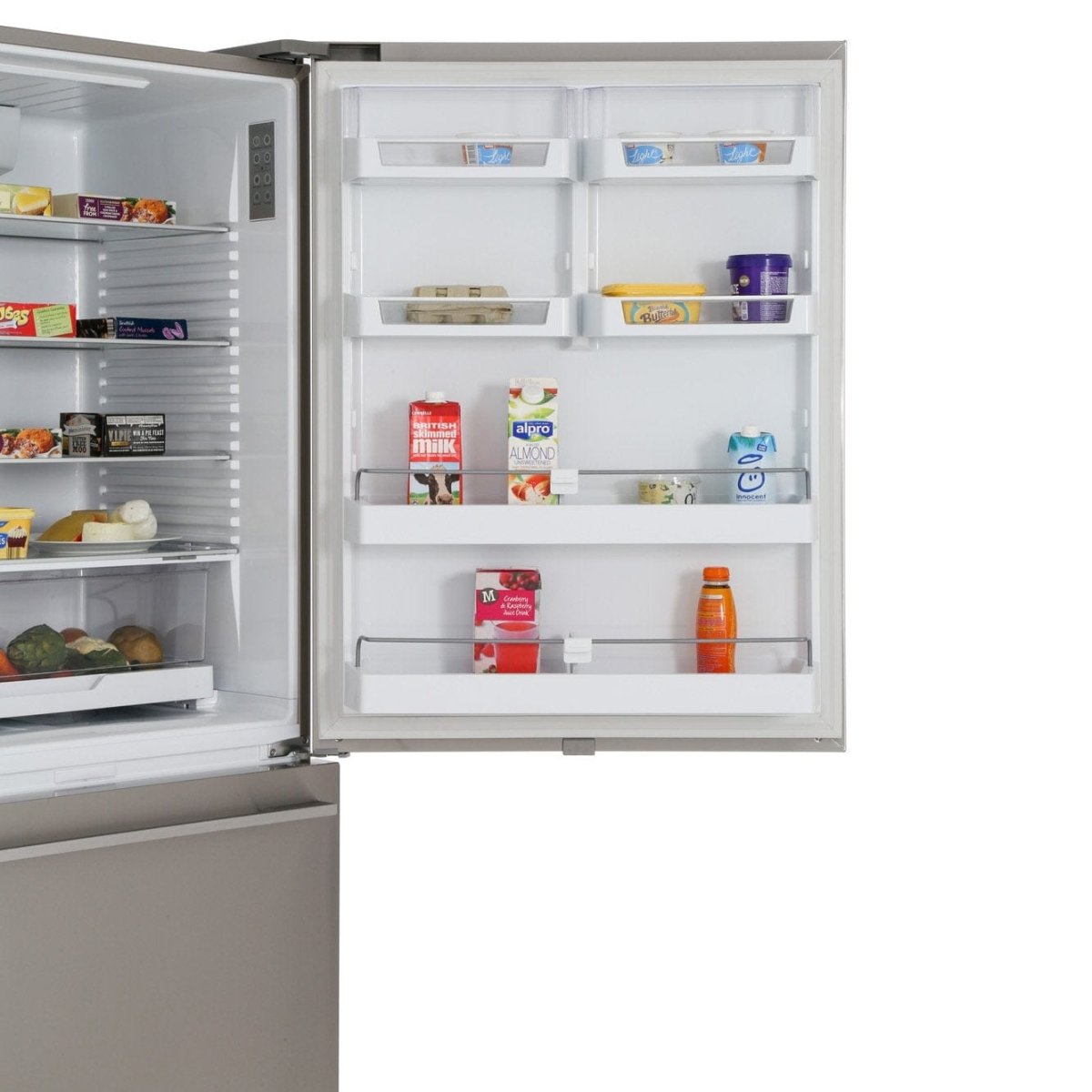 Fisher & Paykel RF522WDRUX5 Plumbed Fridge Freezer Right Door + Drawer 790mm - Ice + Water Stainless Steel, Right Hinge | Atlantic Electrics
