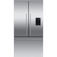 Thumbnail Fisher Paykel RF540ADUX5 Freestanding Plumbed Fridge Freezer French Door 90cm, 569L, Ice & Water - 39477859811551