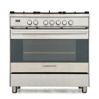 Thumbnail Fisher & Paykel Series 7 OR90SDG4X1 90cm 5 Burners Dual Fuel Range Cooker - 39477850079455