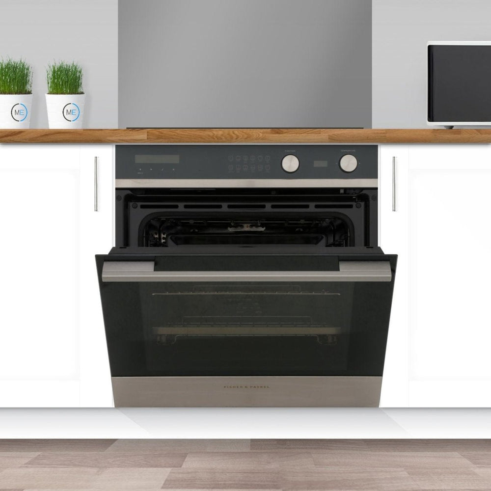 Fisher & Paykel Series 9 OB60SD11PX1 72L Single Built In Electric Oven Pyrolytic Self-Cleaning Function - Atlantic Electrics - 39477861220575