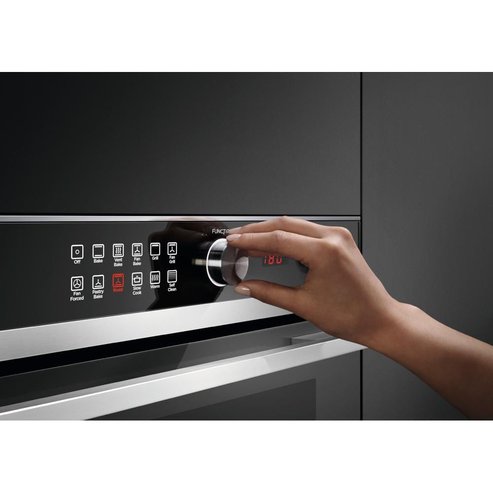 Fisher & Paykel Series 9 OB60SD11PX1 72L Single Built In Electric Oven Pyrolytic Self-Cleaning Function - Atlantic Electrics - 39477861712095