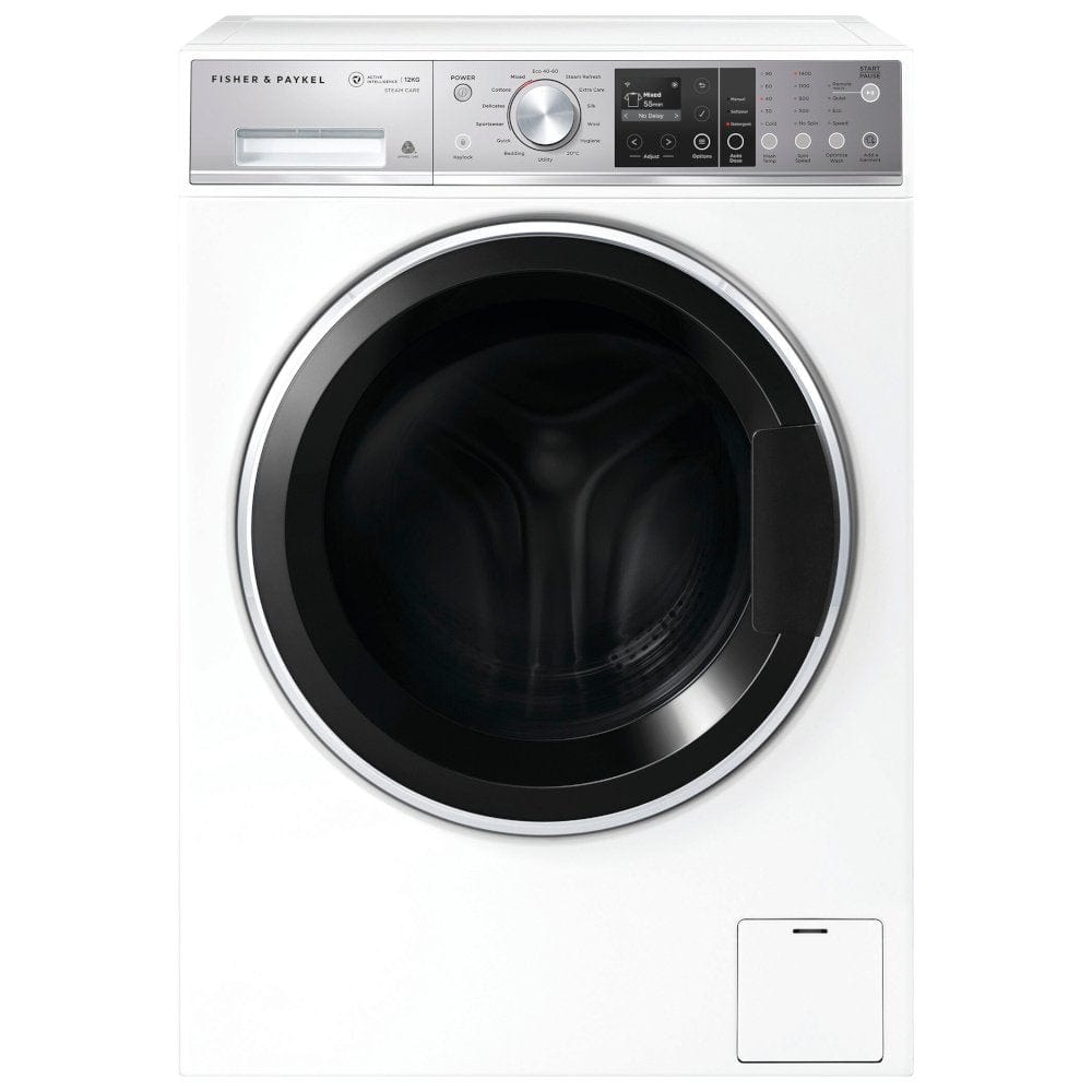 Fisher & Paykel WH1260F2 12 kg 1400 spin Freestanding Washing Machine - White | Atlantic Electrics