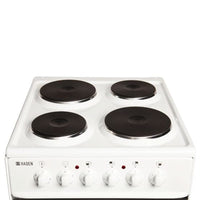 Thumbnail Haden HES50W 50cm Single Oven Electric Cooker White - 39477865382111