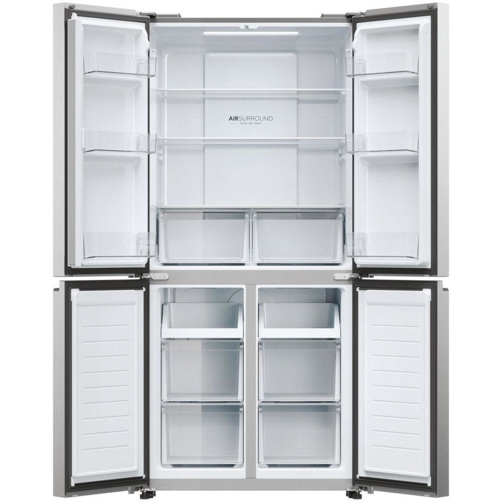 Haier HCR3818ENMM Freestanding American Style Refrigeration - Inox | Atlantic Electrics