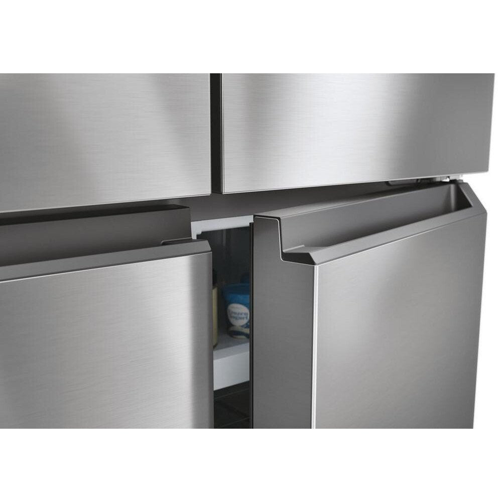 Haier HCR3818ENMM Freestanding American Style Refrigeration - Inox | Atlantic Electrics