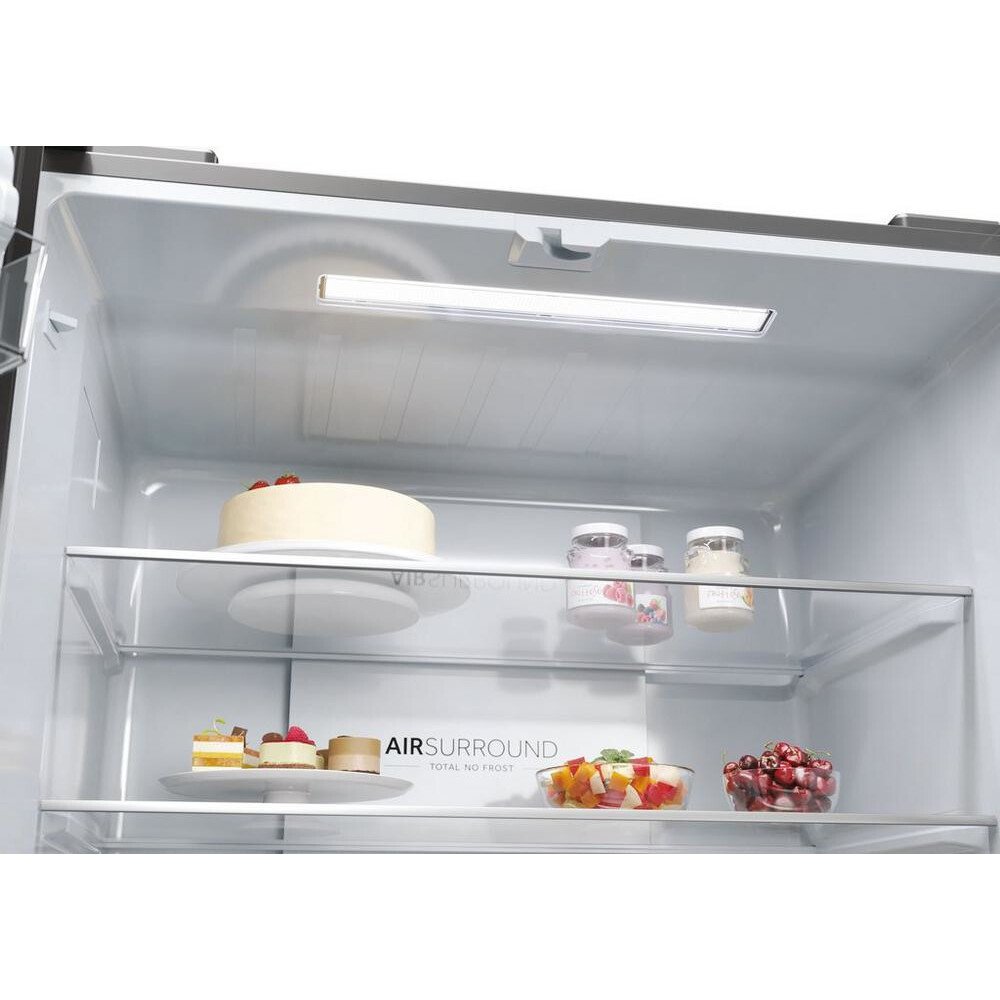 Haier HCR3818ENMM Freestanding American Style Refrigeration - Inox | Atlantic Electrics