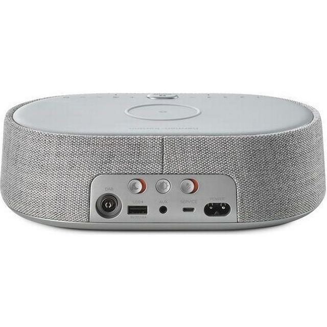 Harman Kardon Citation Oasis voice-controlled speaker with DAB/DAB+ radio and wireless phone charging - Grey | Atlantic Electrics