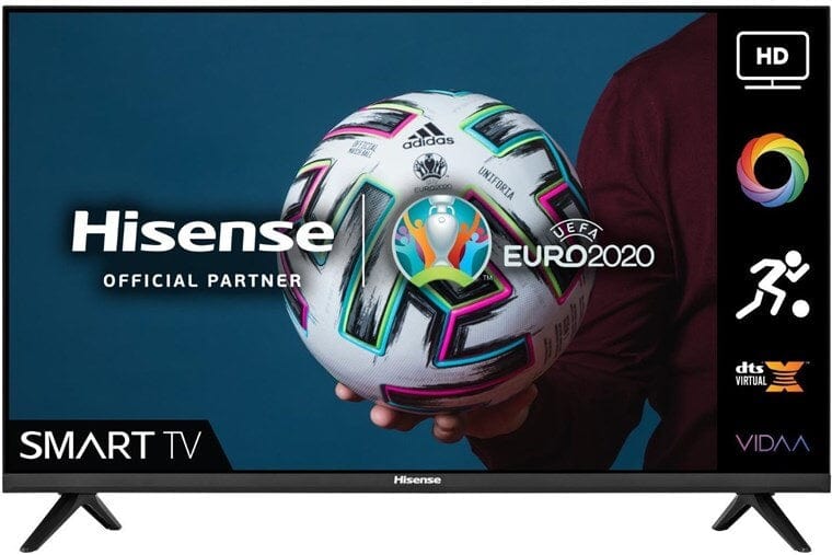 Hisense 32" A4G 32A4GTUK HD Ready Smart TV with DTS Virtual X & Freeview Play - Atlantic Electrics - 39477873901791
