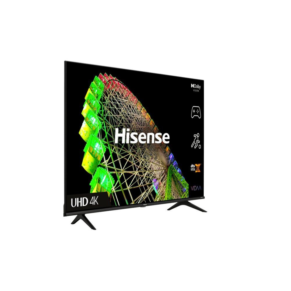 Hisense 55A6BGTUK 55" 4K UHD HDR LED Smart TV, with Freeview Play, 123.3cm Wide - Black | Atlantic Electrics