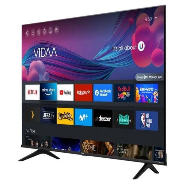 Hisense 65A6GTUK 65 inch 4K Ultra HD HDR Smart LED TV Freeview Play | Atlantic Electrics