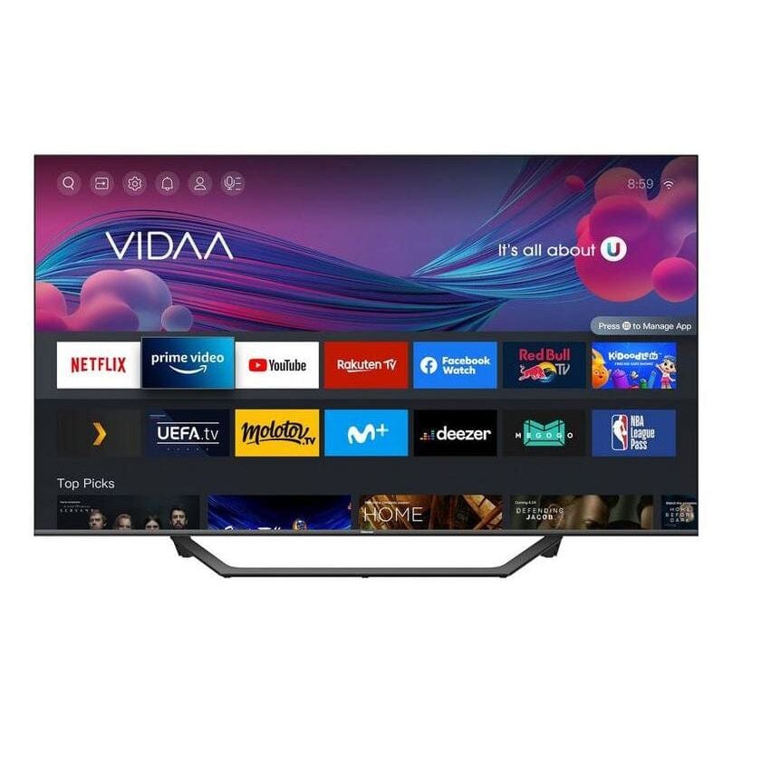 Hisense 65A7GQTUK 65" QLED 4K UHD HDR SMART TV with HDR10+ Dolby Vision™, Dolby Atmos® and Alexa & Google Assistant - Atlantic Electrics - 39477877113055