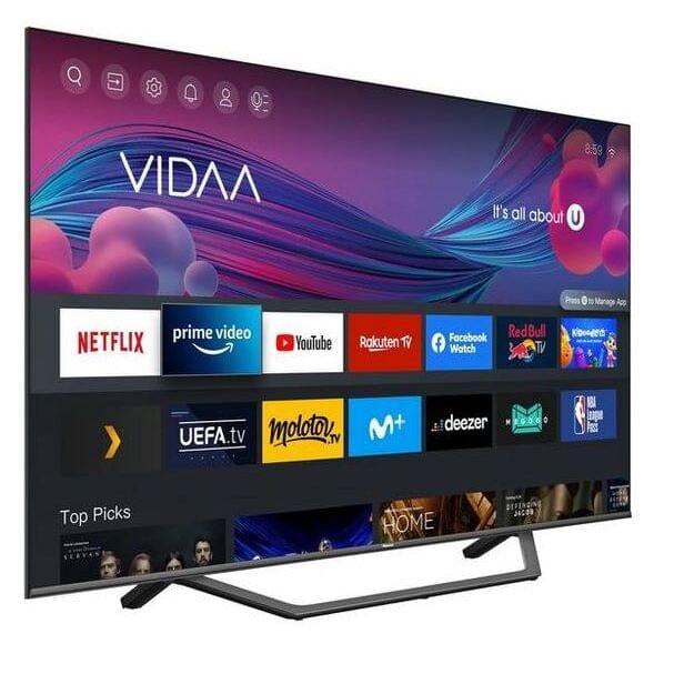 Hisense 65A7GQTUK 65" QLED 4K UHD HDR SMART TV with HDR10+ Dolby Vision™, Dolby Atmos® and Alexa & Google Assistant - Atlantic Electrics - 39477877309663