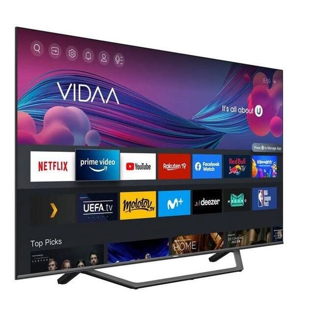 Hisense A7G 50A7GQTUK 50" QLED 4K UHD HDR SMART TV with HDR10+ Dolby Vision, Dolby Atmos® and Alexa & Google Assistant | Atlantic Electrics
