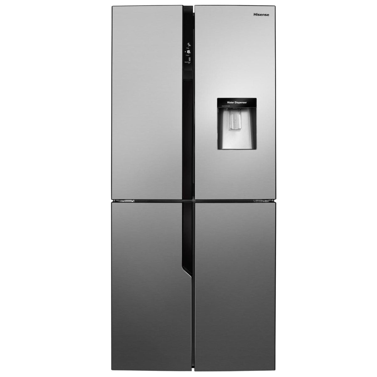 Hisense RQ560N4WC1 American Style Fridge Freezer - Stainless Steel Effect - Atlantic Electrics