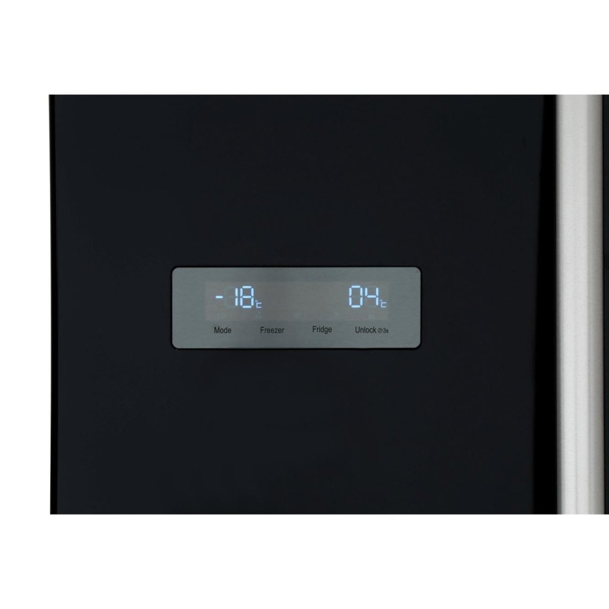Hisense RS741N4WB11 Non Plumed American Style Fridge Freezer in Black A+ Energy | Atlantic Electrics