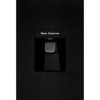 Thumbnail Hisense RS741N4WB11 Non Plumed American Style Fridge Freezer in Black A+ Energy - 39477903720671