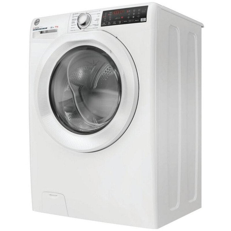 HOOVER H3WPS496TAM6 1400 SPIN 9KG WASHING MACHINE - White | Atlantic Electrics