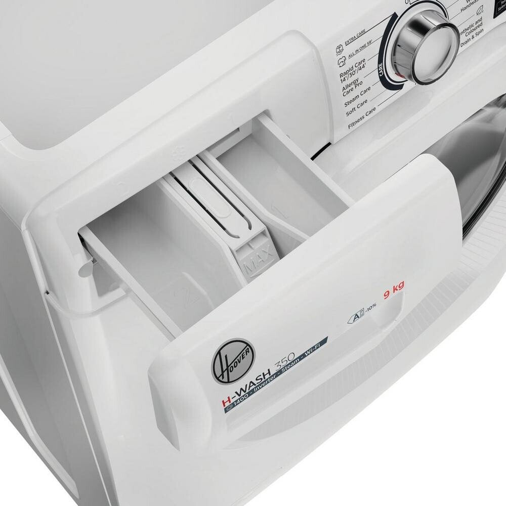 HOOVER H3WPS496TAM6 1400 SPIN 9KG WASHING MACHINE - White | Atlantic Electrics