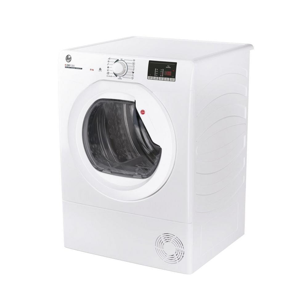 Hoover HLEC8DG 8KG Condenser Tumble Dryer White | Atlantic Electrics - 39477903229151 