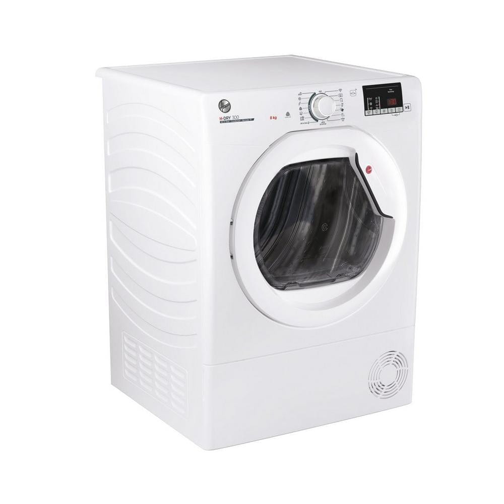Hoover HLEC8DG 8KG Condenser Tumble Dryer White | Atlantic Electrics - 39477903327455 