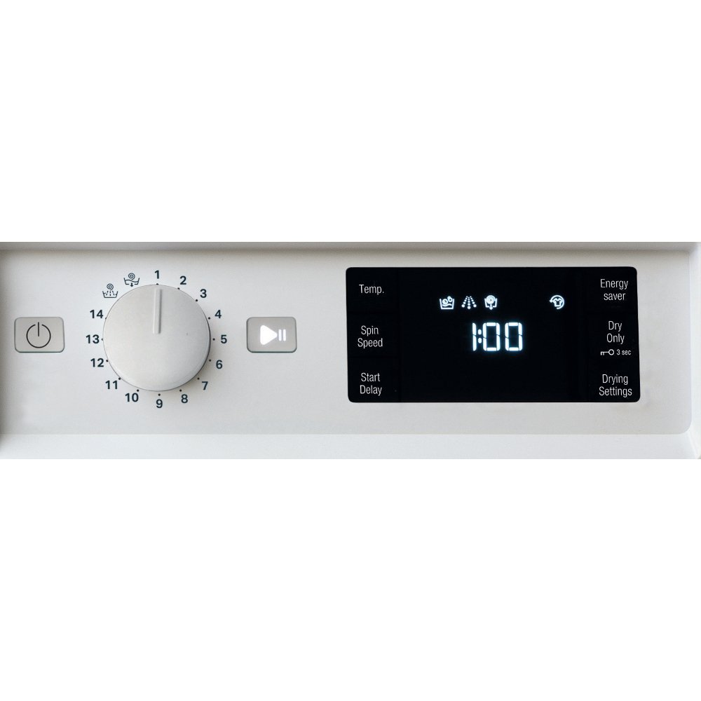 Hotpoint BIWDHG961485UK Integrated 9Kg / 6Kg Washer Dryer with 1400 rpm - White | Atlantic Electrics