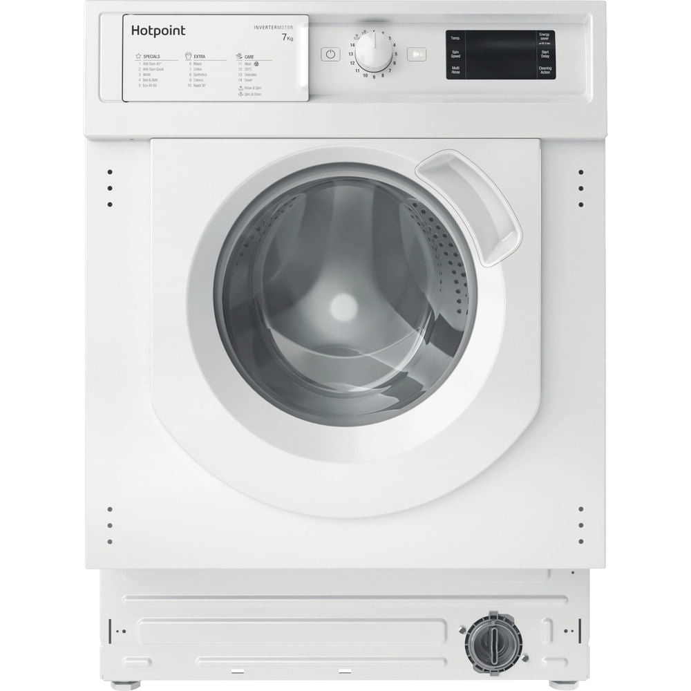 Hotpoint BIWMHG71483UKN 7kg 1400rpm Integrated Washing Machine - White | Atlantic Electrics
