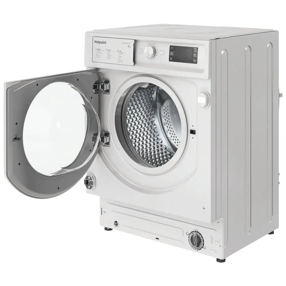 Hotpoint BIWMHG81485UK 8kg 1400rpm Integrated Washing Machine - White | Atlantic Electrics