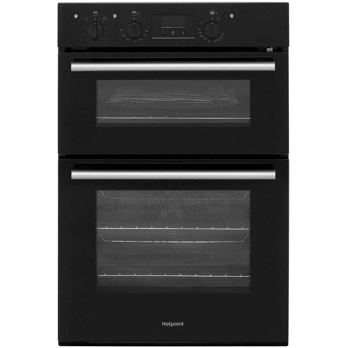 Hotpoint Class 2 DD2540BL Built In Electric Double Oven - Black - A/A Rated | Atlantic Electrics