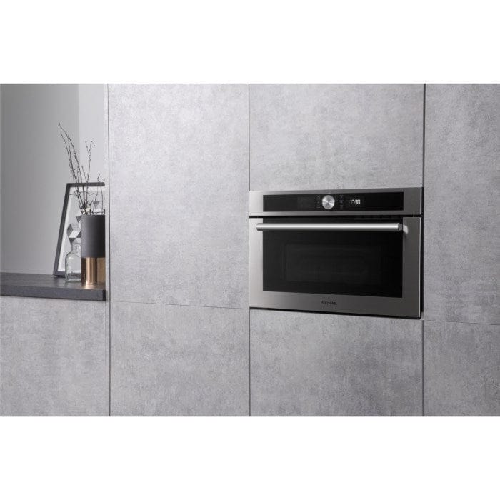Hotpoint Class 4 MD454IXH Built In Microwave With Grill - Stainless Steel | Atlantic Electrics