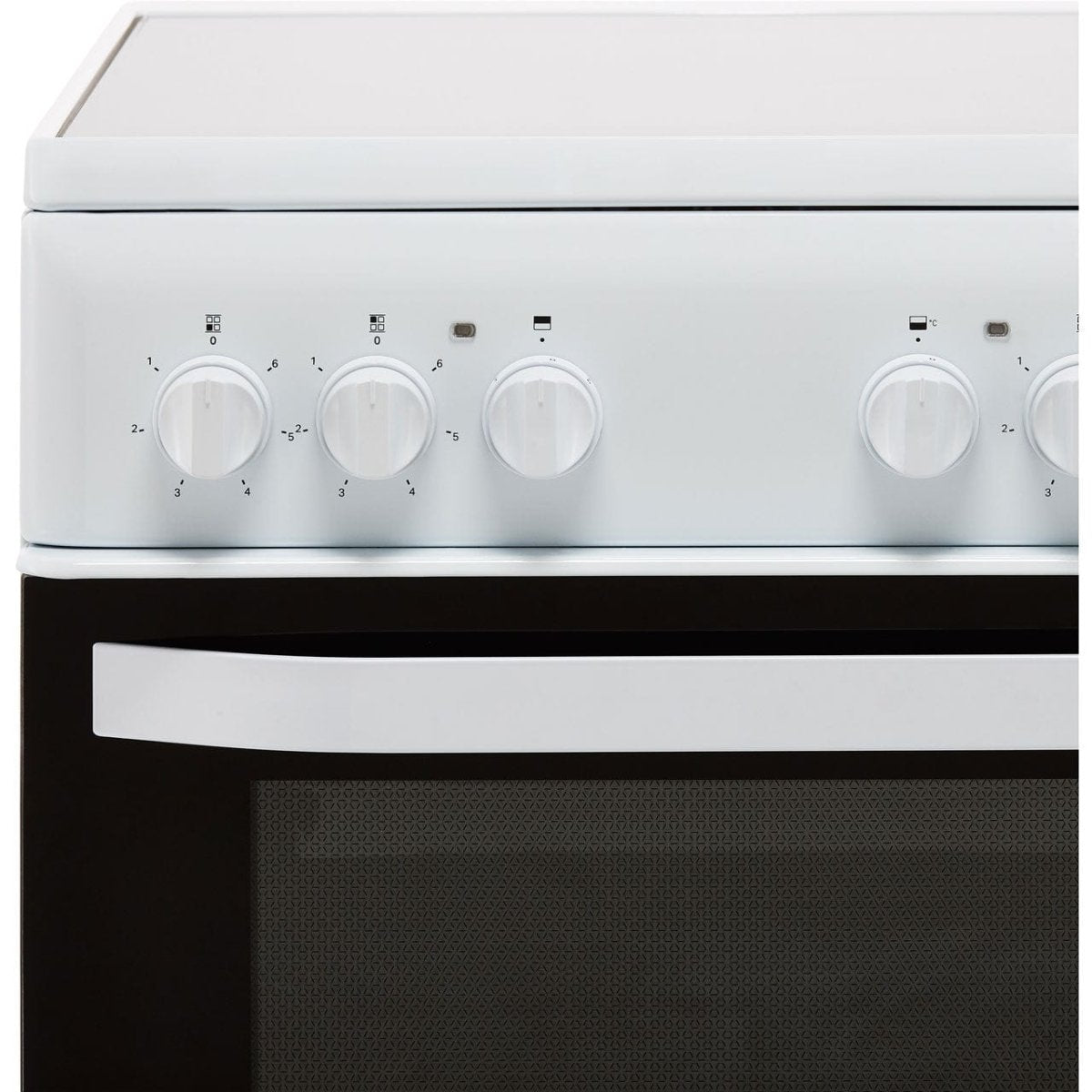 Hotpoint Cloe HD5V92KCW 50cm Electric Cooker with Ceramic Hob - White | Atlantic Electrics