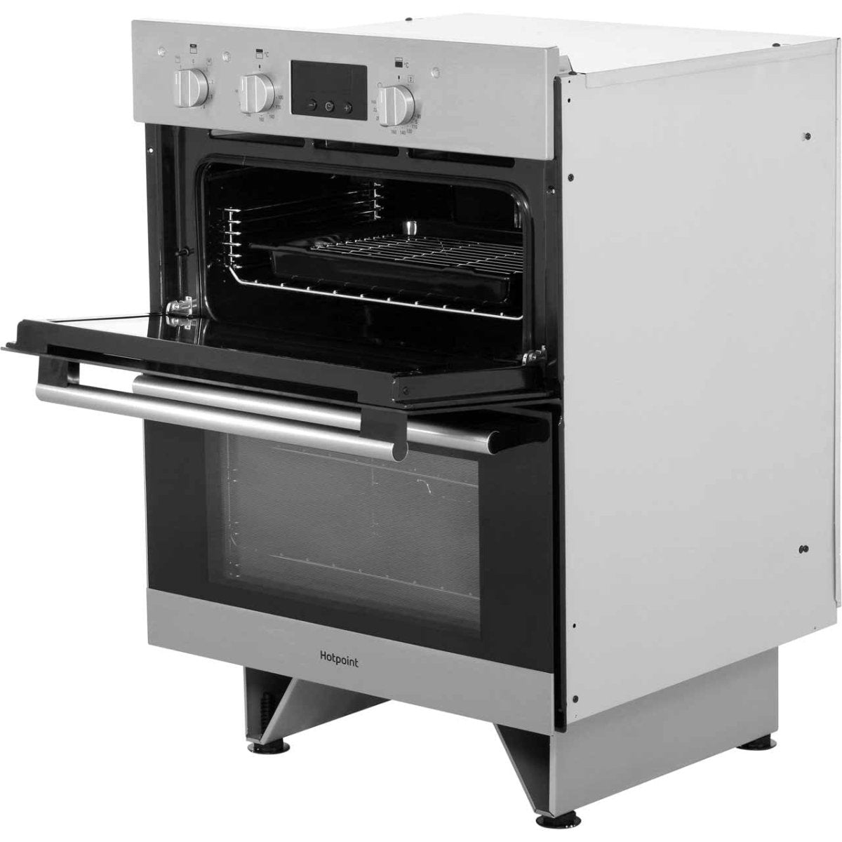 HOTPOINT DU2540BL Electric Built Under Double Oven - Black | Atlantic Electrics