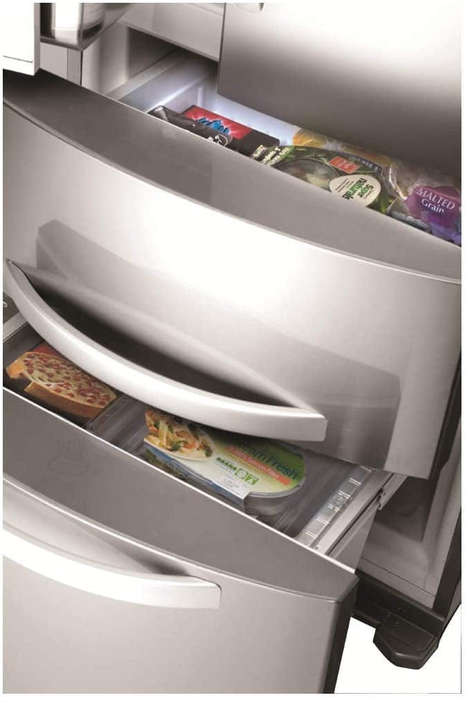 Hotpoint FFU4DX Quadrio 70cm Frost Free Freestanding Fridge Freezer - Inox | Atlantic Electrics