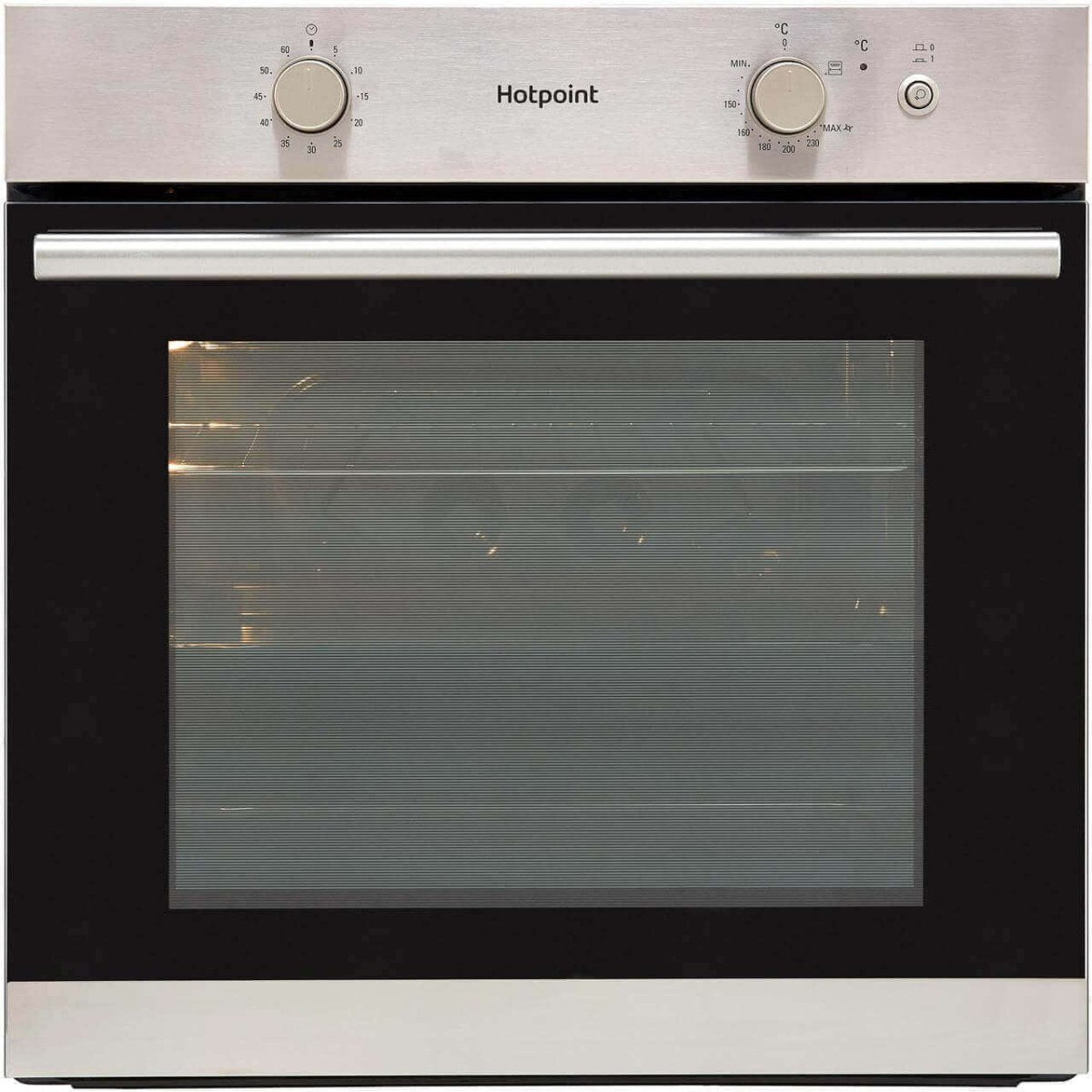 Hotpoint GA2124IX Single Gas Oven - Stainless Steel | Atlantic Electrics