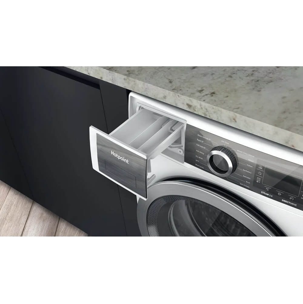 Hotpoint GentlePower H6W845WBUK 8Kg Washing Machine with 1400 rpm - White | Atlantic Electrics