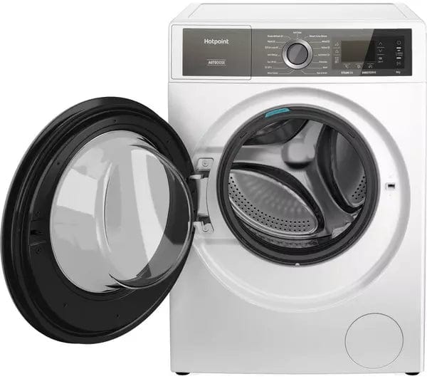 Hotpoint GentlePower H8W946WBUK 9Kg Washing Machine with 1400 rpm - White - A Rated | Atlantic Electrics